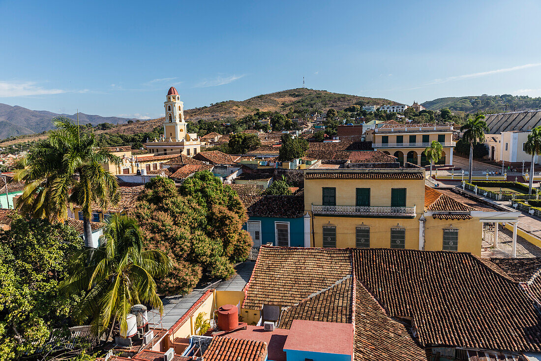 The Convento de San Francisco and Plaza Mayor, Trinidad, UNESCO World Heritage Site, Cuba, West Indies, Caribbean, Central America