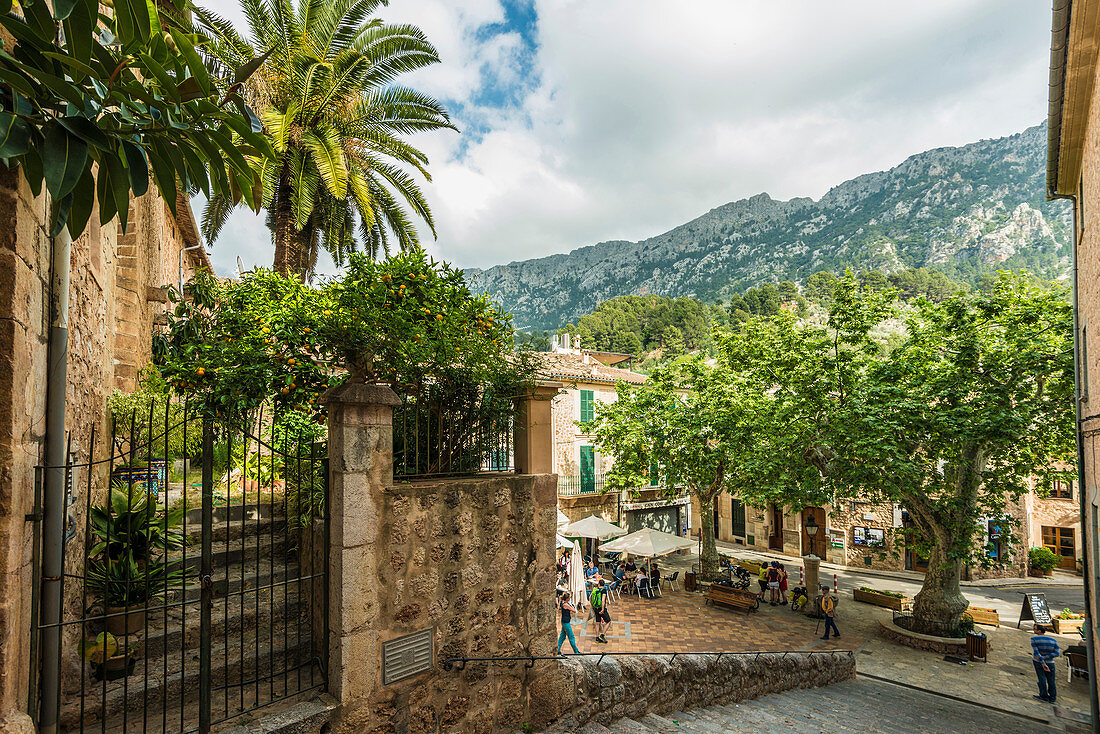 Fornalutx, Serra de Tramuntana, Mallorca, Balearen, Spanien