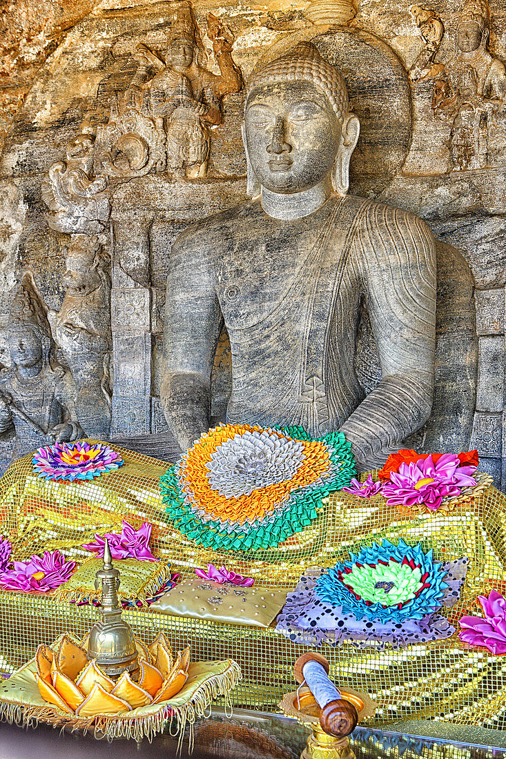 Lying Buddha from Gal Vihara, Polonnaruwa Sri Lanka