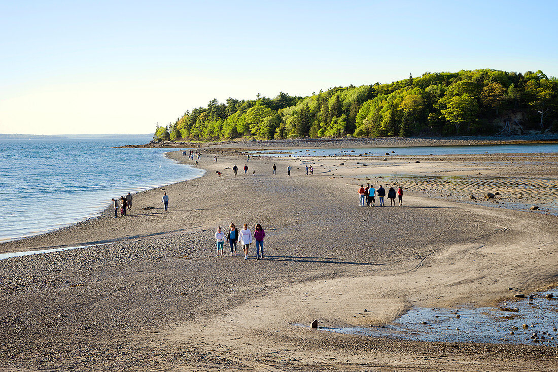 Bar Island trail sandbar, Bar Harbor, Maine