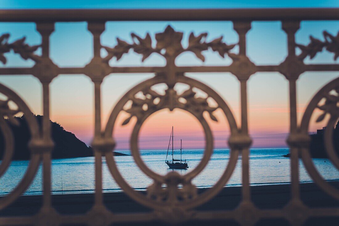 Sunset in Donostia - San Sebastian, Basque Country