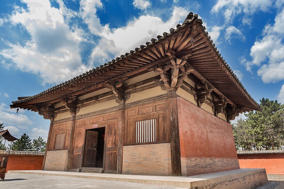 Nanchan temple (782), Wutai mountains, Shanxi, China