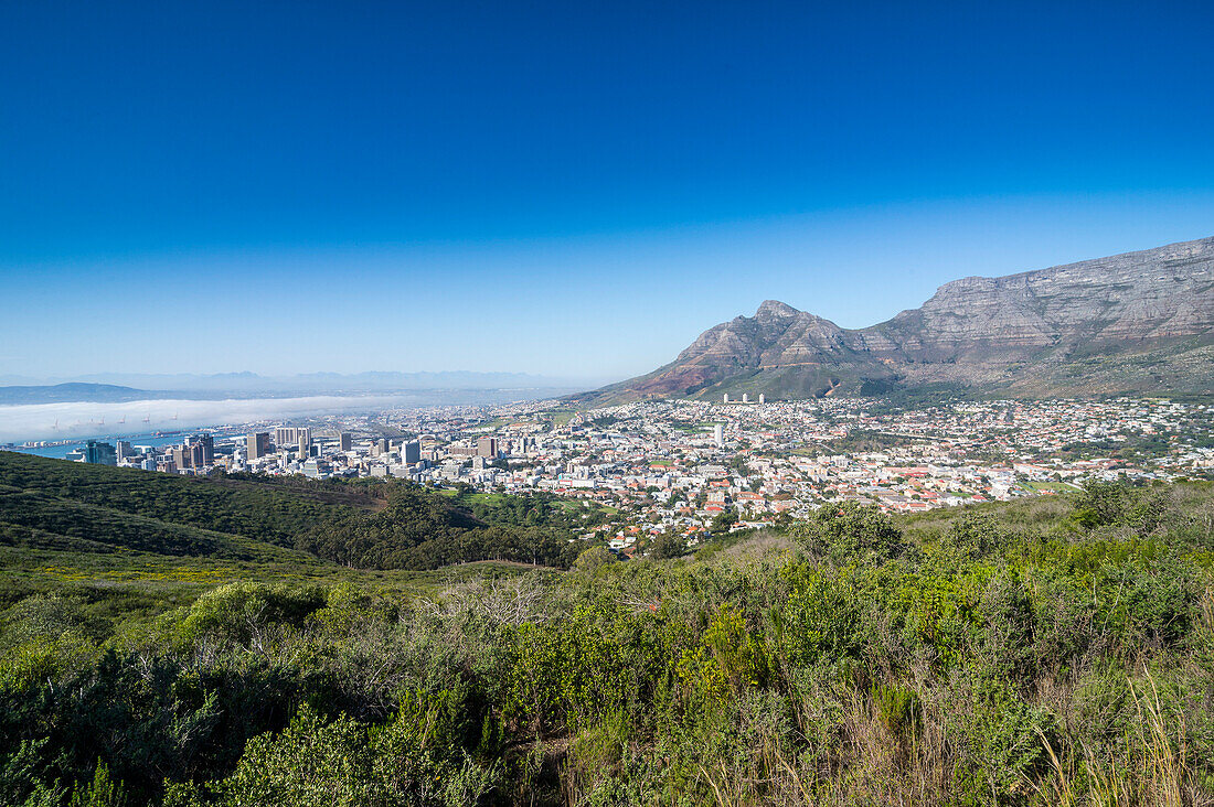 Blick über Kapstadt, Südafrika, Afrika