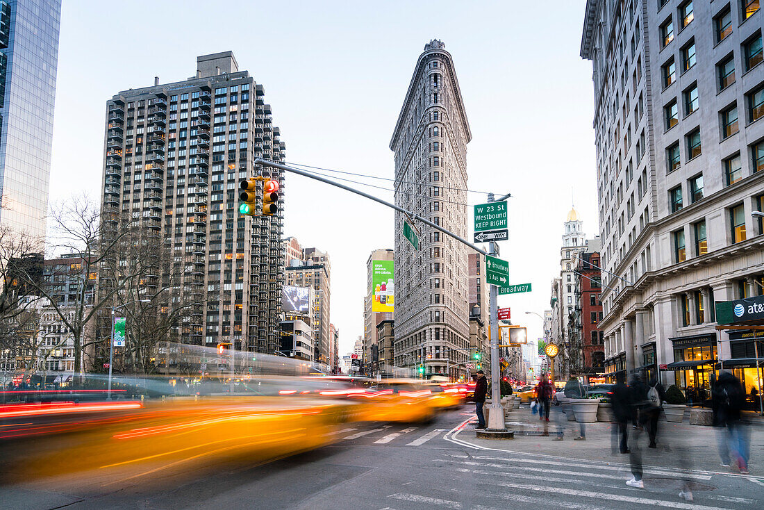 Flatiron Gebäude, Madison Square, New York City, Vereinigte Staaten von Amerika, Nordamerika