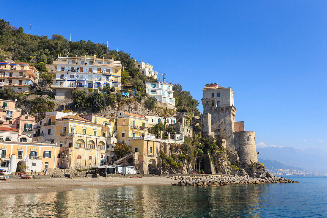 Cetara, picturesque and unpretentious fishing village, Amalfi Coast, UNESCO World Heritage Site, Campania, Italy, Europe