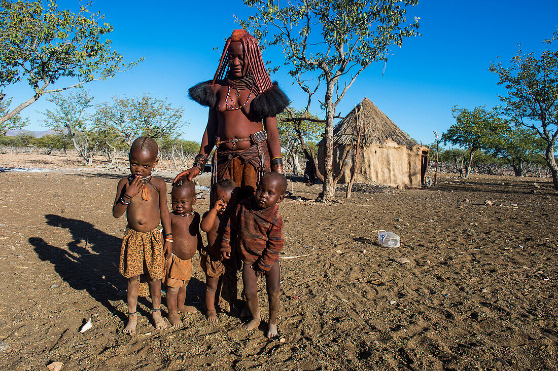 Himba Frau, Sesriem, Kaokoveld, Namibia, Afrika