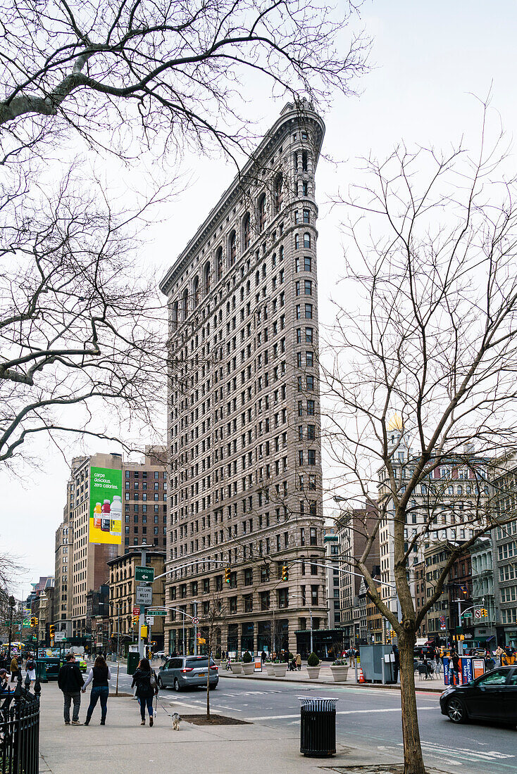 Flatiron Gebäude, Madison Square, New York City, Vereinigte Staaten von Amerika, Nordamerika