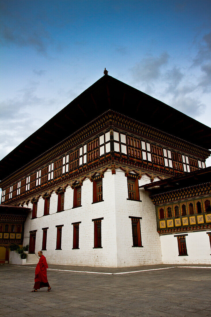 Die Festung Tashi Chho Dzong, Thimpu, Bhutan, Asien