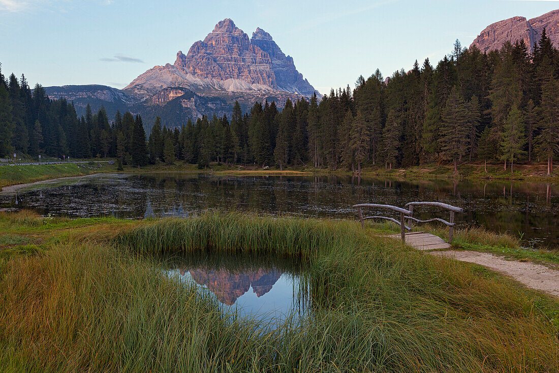 Antorno Lake, Dolomites, Auronzo di Cadore, Belluno, Veneto, Italy