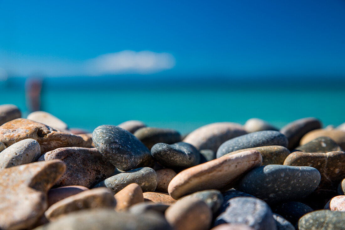 Mari pintau strand, quartu sant'elena, cagliari provinz, sardinien, italien, europa