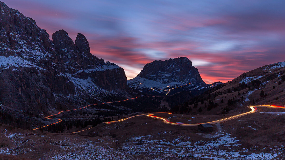 Grödner Joch, Provinz Bozen, Trentino-Südtirol, Italien, Europa