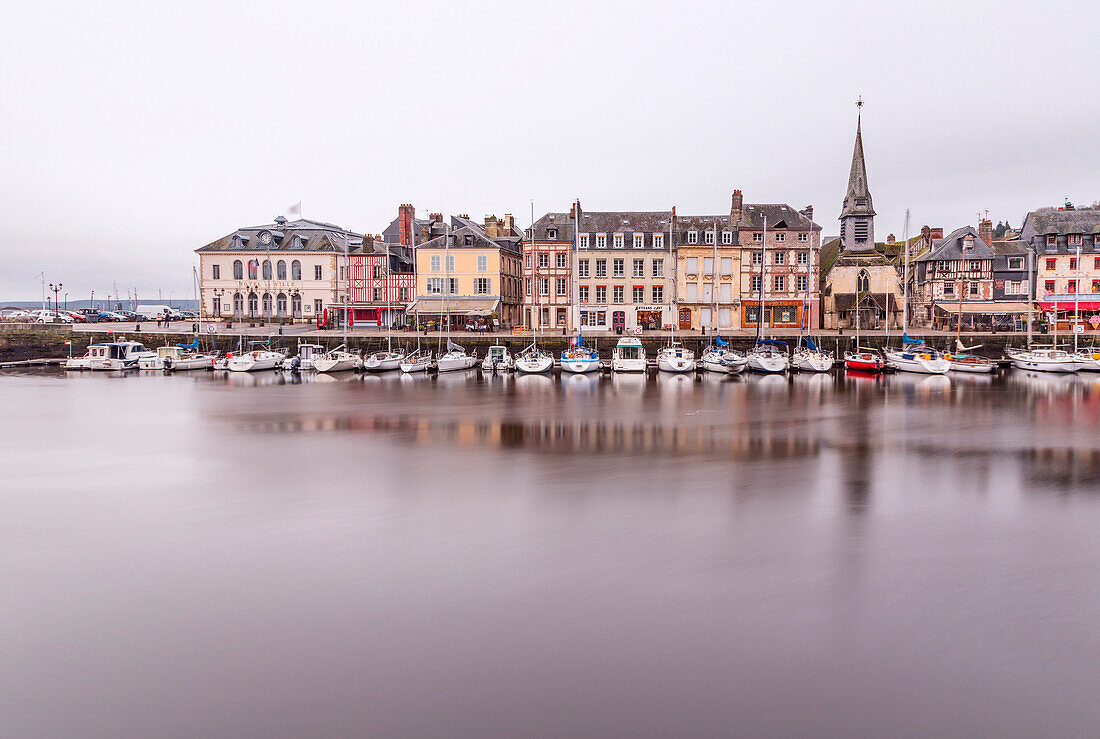 Vieux Bassin, Honfleur, Calvados Departement, Normandie - Normandie, Frankreich, Europa