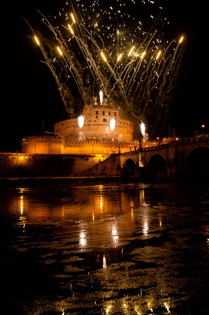 Italy, Rome, Castel Sant'Angelo, St, Peter and Paul festival