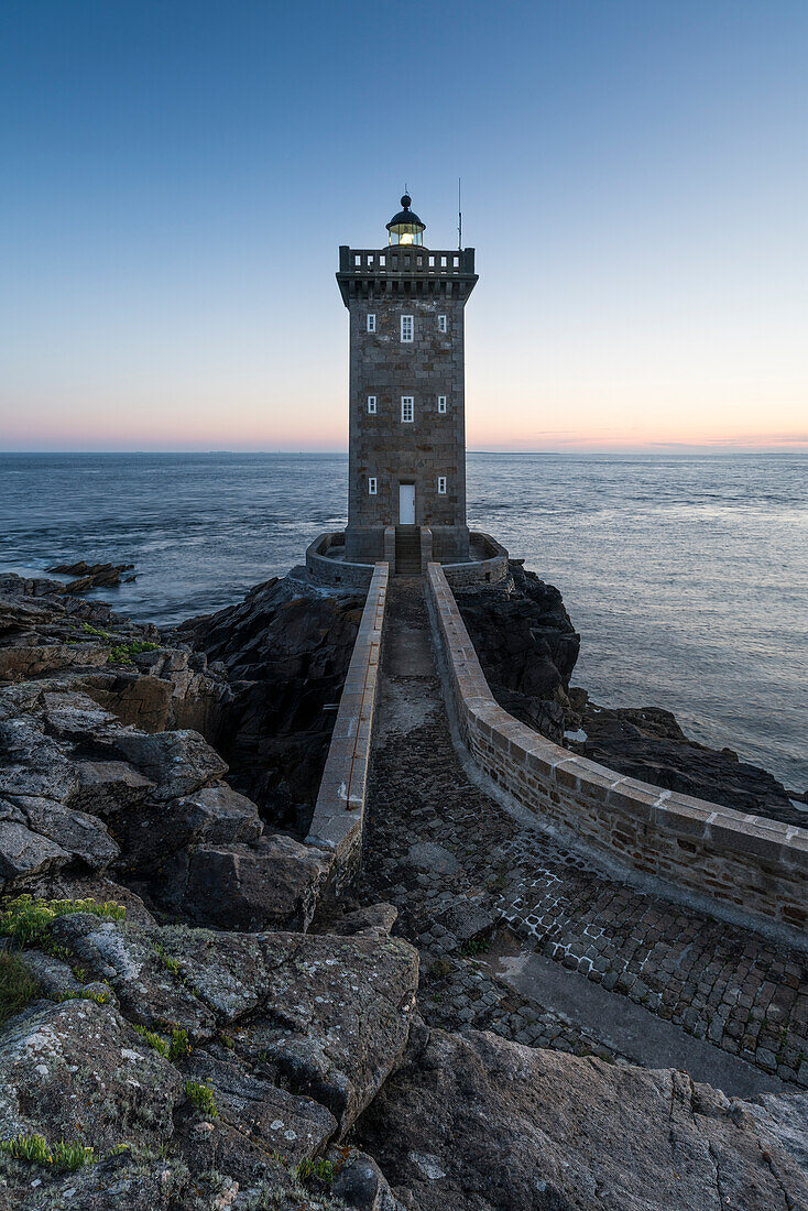 Kermorvan Leuchtturm, Le Conquet, Finistère, Bretagne, Frankreich