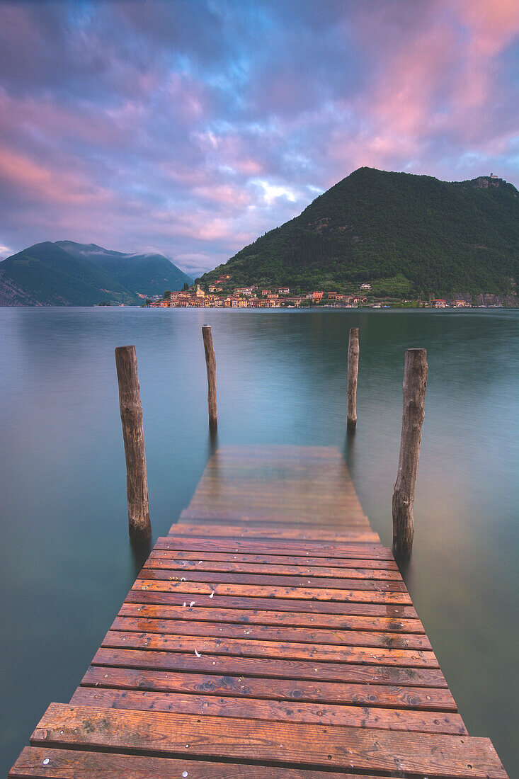 Iseosee, Provinz Brescia, Lombardei, Italien, Europa