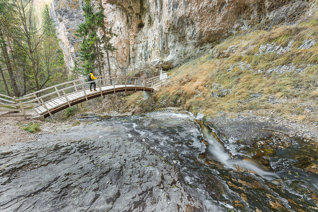 waterfall Tret, Europe, Italy, Trentino Alto Adige, Non valley, Trento district, Tret city