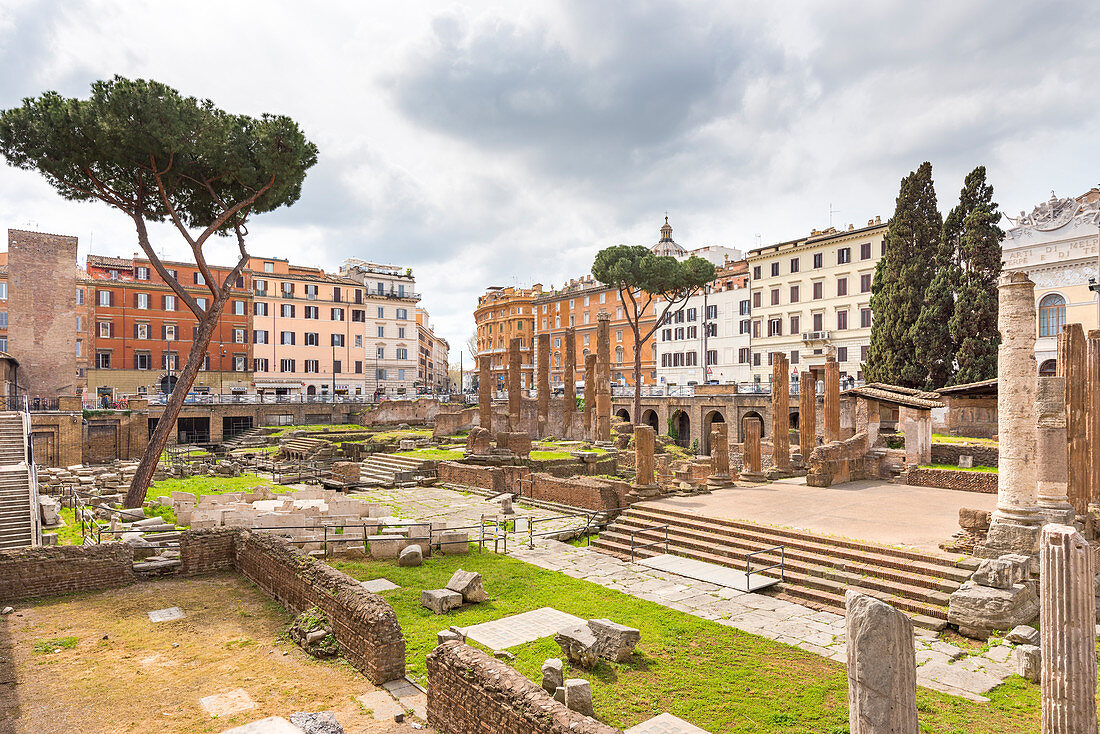 Archaeological area of Largo Argentina, Europe, Italy, Lazio region, Rome capital city