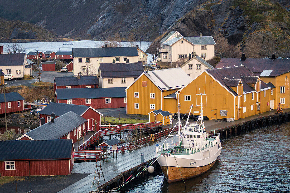 Nusfjord village, Lofoten Island, Norway