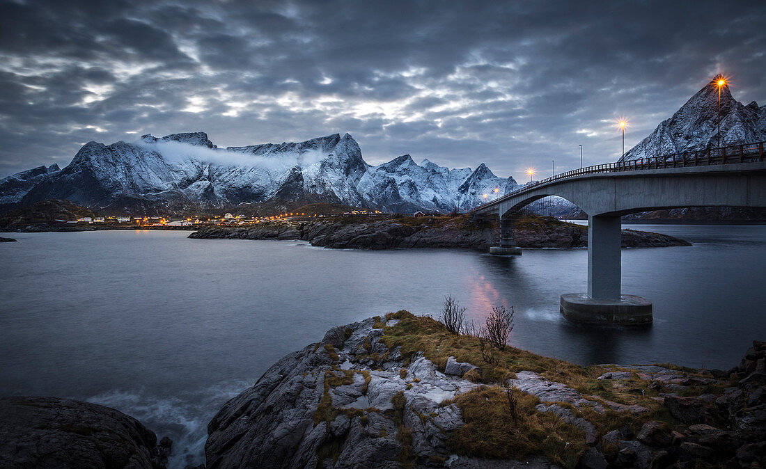 Reine Bucht, Insel Lofoten, Norwegen