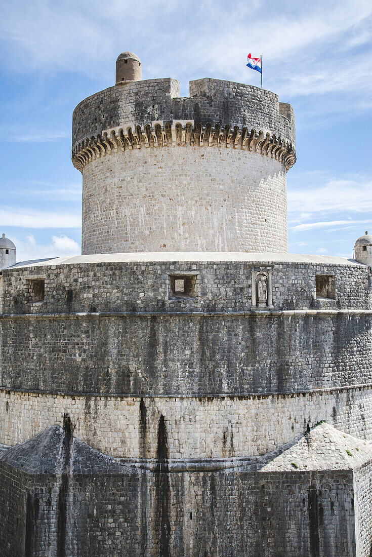 Minceta-Turm, Wände von Dubrovnik, Kroatien