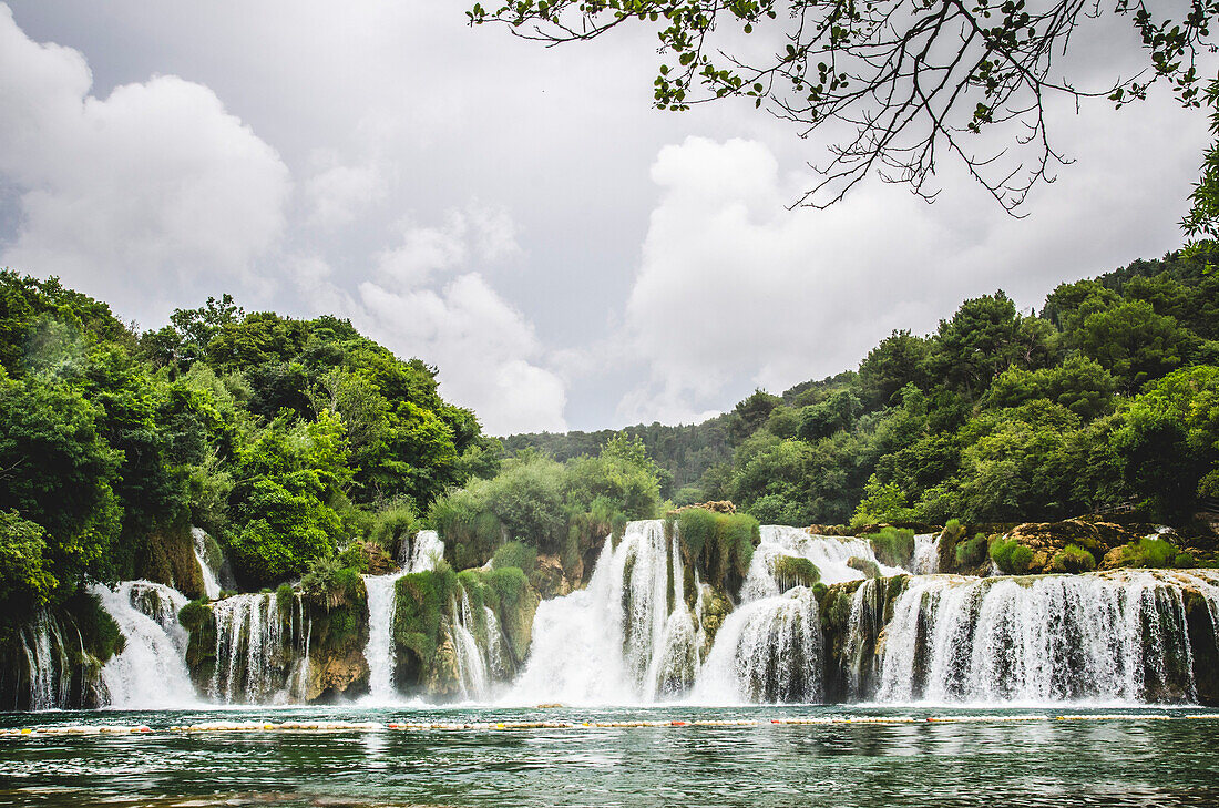 Wasserfälle, Krka Nationalpark, Sibenik, Kroatien