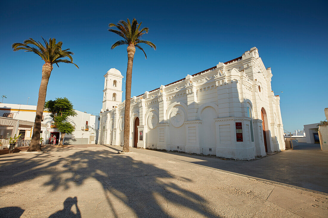 Cathedral of conil,  Conil de la Frontera, andalusia, southwest coast spain, atlantc, Europe
