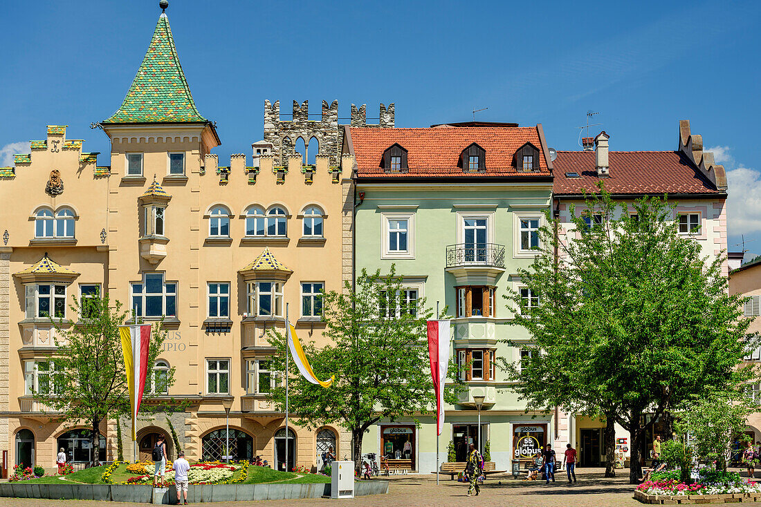 Kirchplatz in Brixen, Brixen, Südtirol, Italien