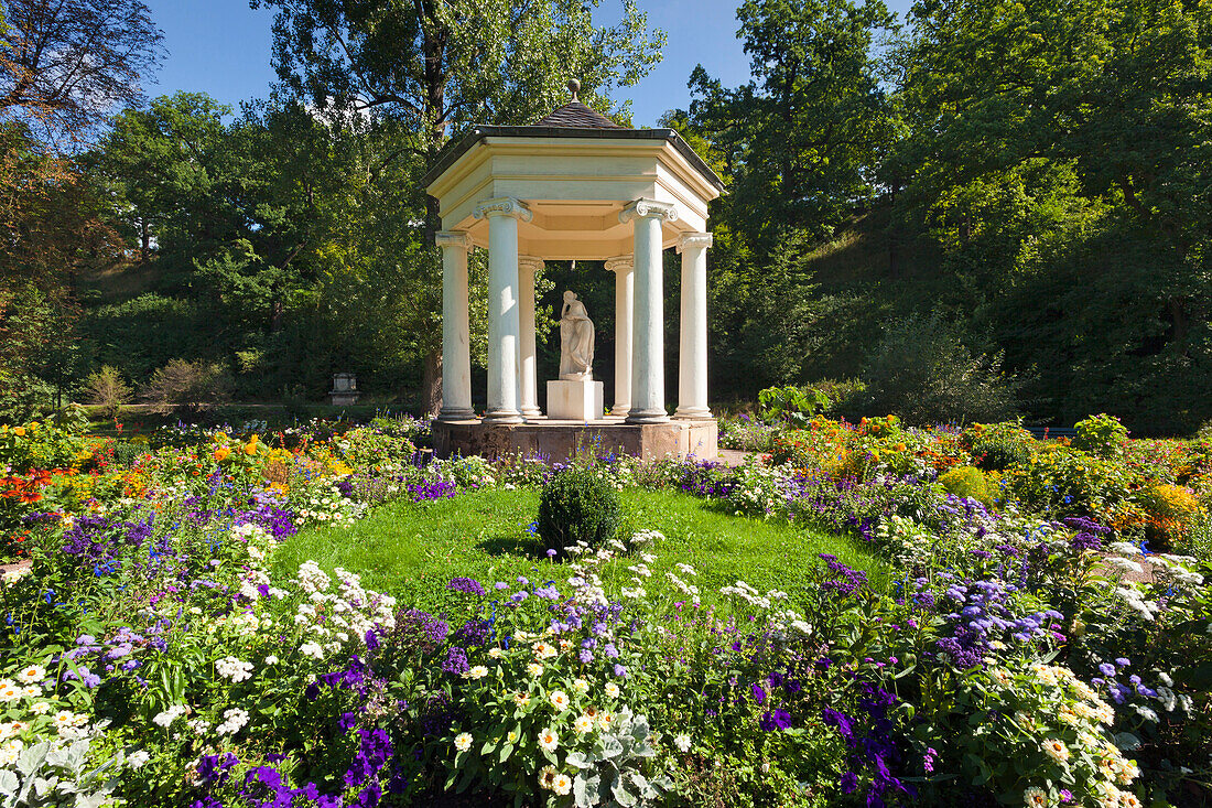 Musentempel, Schlosspark Tiefurt, Weimar, Thüringen, Deutschland