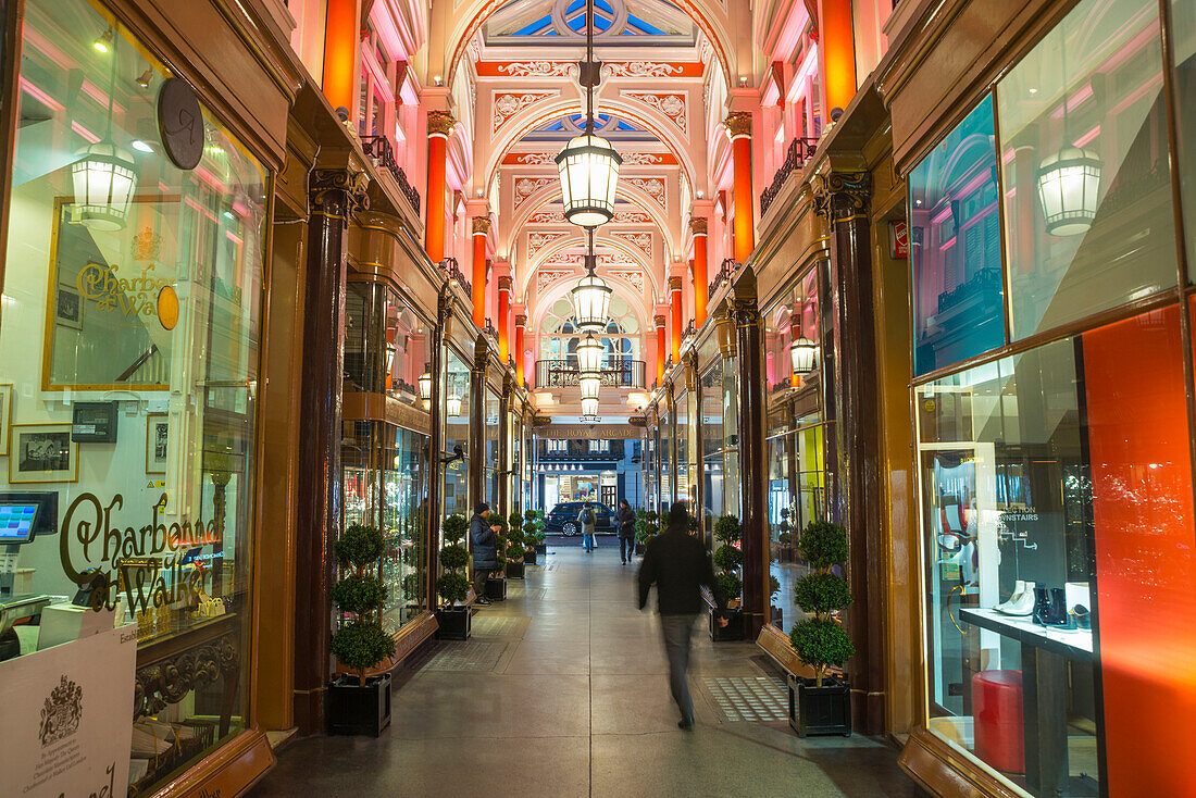 The Royal Arcade, Old Bond Street, London, England, United Kingdom, Europe