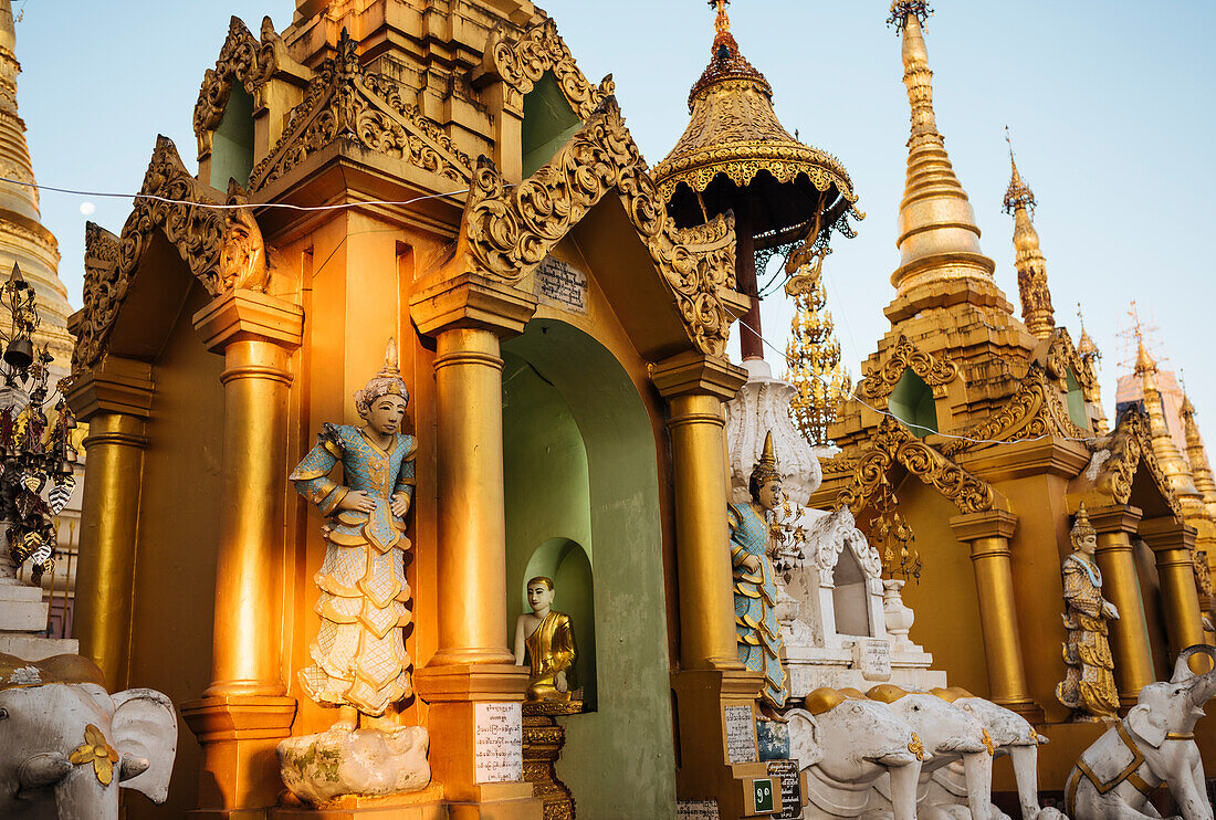 Shwedagon Pagode, Yangon (Rangoon), Myanmar (Burma), Asien