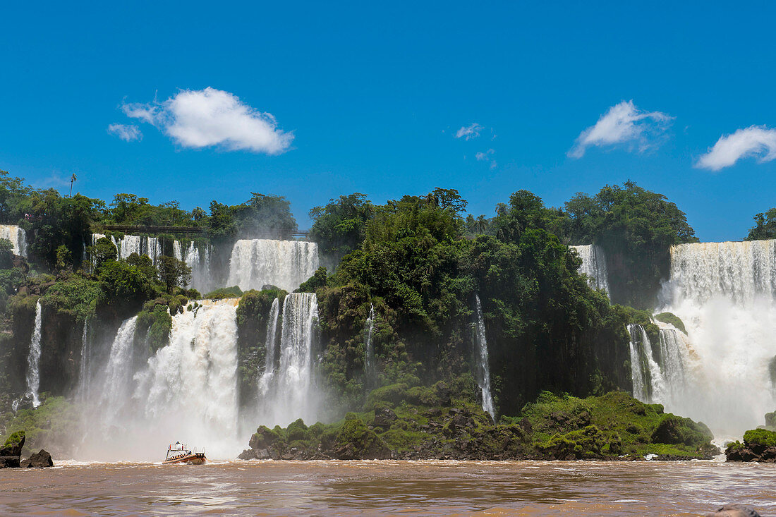 The Iguazu waterfalls on the Argentinian side