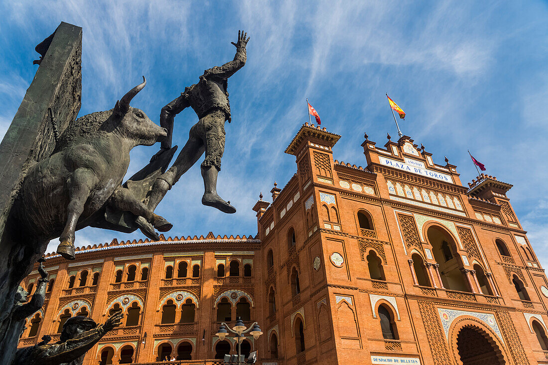 'The most famous bullring in the whole country called Las Ventas; Madrid, Spain'