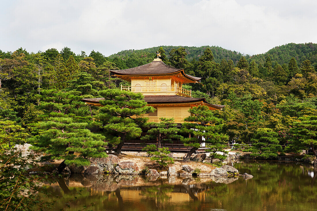 'Kinkaku-Ji, Temple Of The Golden Pavilion; Kyoto, Japan'