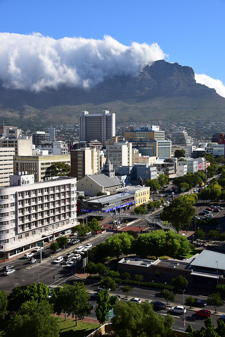 Blick zum Tafelberg, Kapstadt, Südafrika