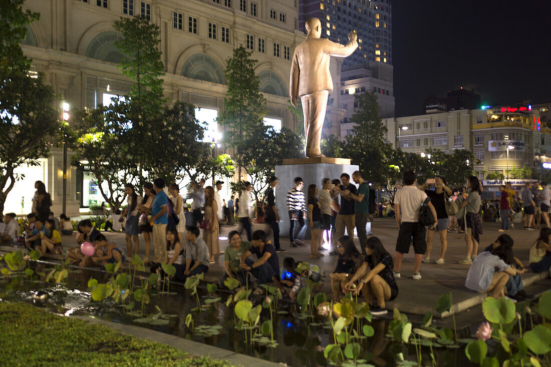 nightlife, city, Saigon, Vietnam