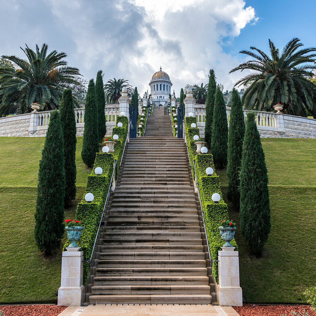 'Bahai Gardens; Haifa, Haifa District, Israel'