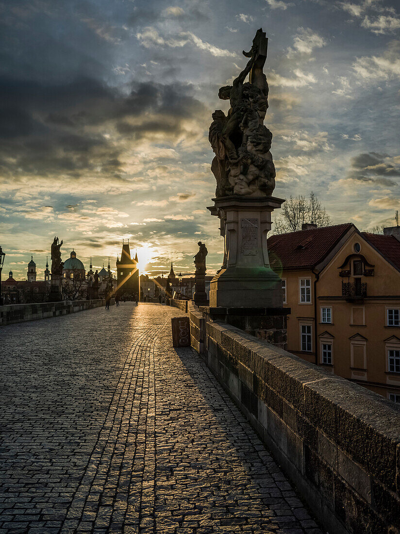 'Charles-Brücke; Prag, Tschechische Republik'
