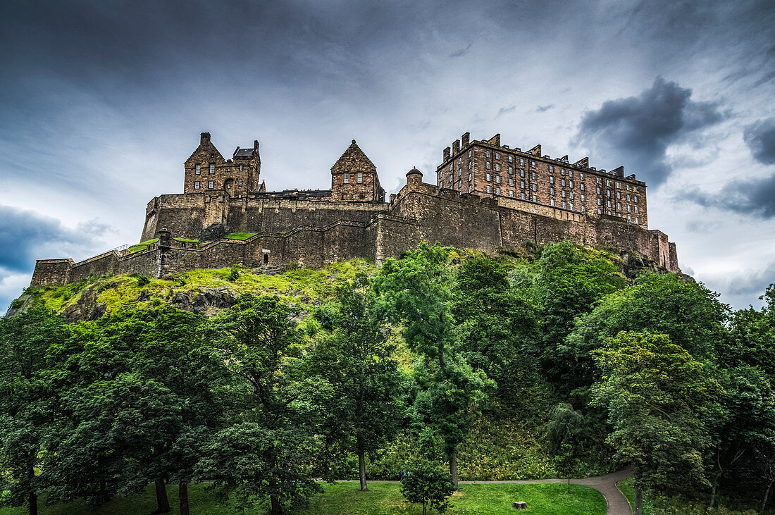 'Edinburgh Schloss; Edinburgh, Lothian, Schottland'