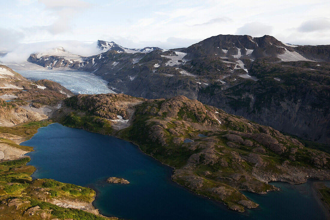 Landschaft in Kachemak Bay State Park, Alaska, Vereinigte Staaten von Amerika