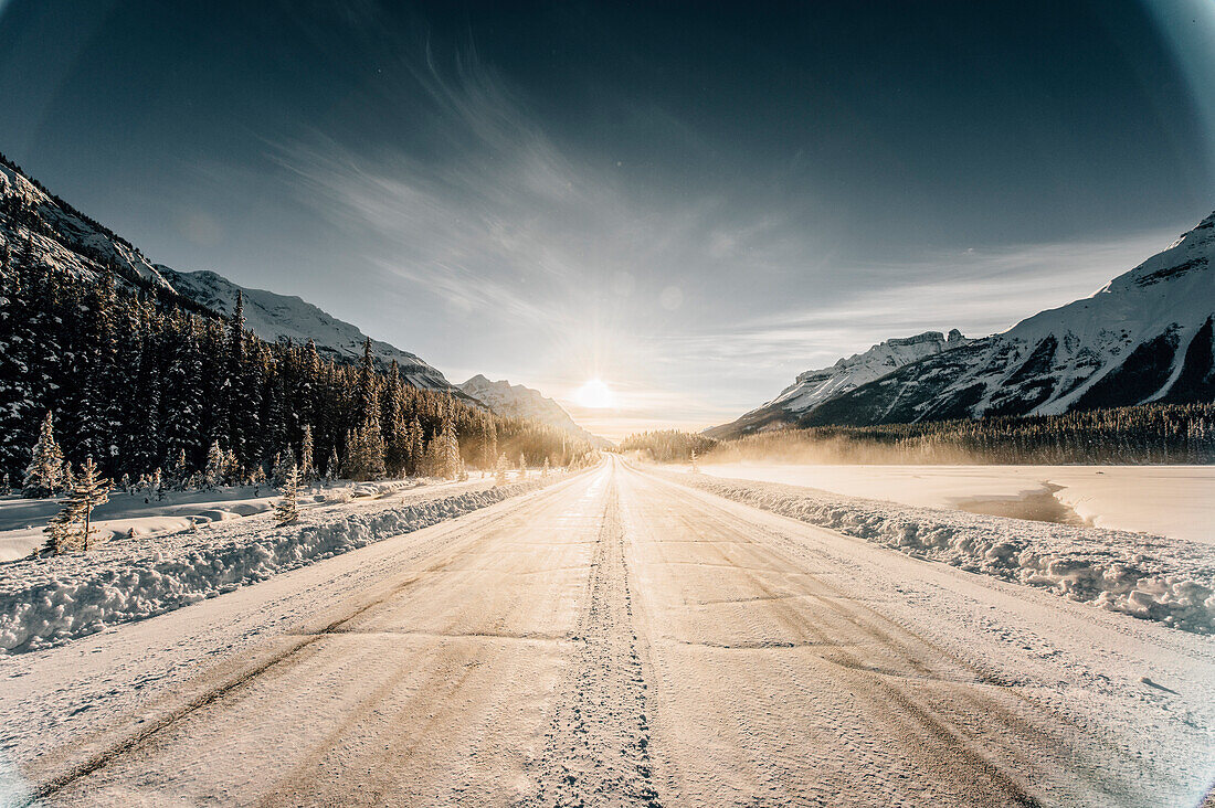 Icefields Parkway, Banff National Park, Jasper Nationalpark, Alberta, Kanada, Nordamerika