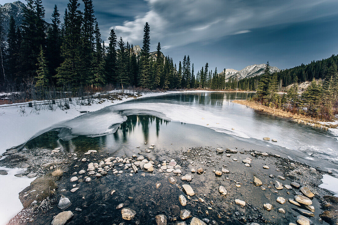 Ellbow Falls, Kananaskis, Kananaskis Country, Alberta, canada, north america