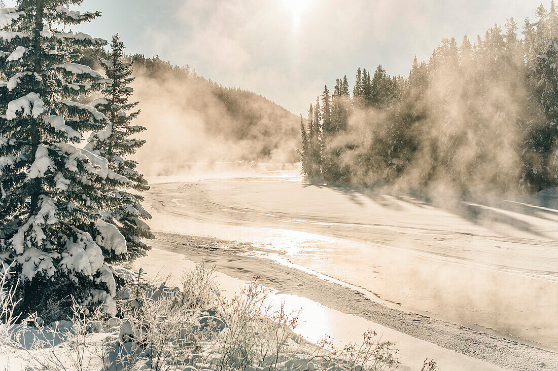 The Morant´s Curve, Banff Town, Bow Valley, Banff National Park, Alberta, canada, north america