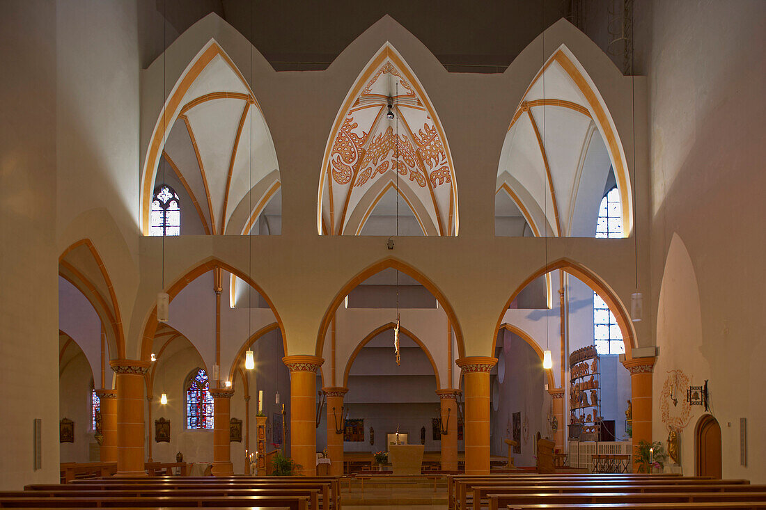 Transept , Liebfrauenkirche , Püttlingen , Saarland , Germany , Europe