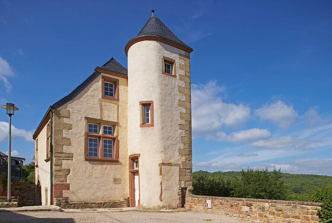 Torhaus Scharfeneck in Berus , Mittelalterliche Festung , Saarland , Deutschland , Europa