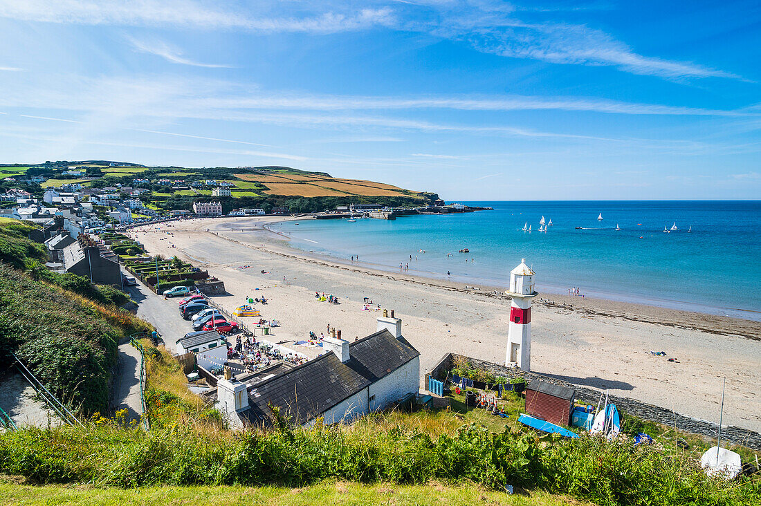 Beach of Port Erin, Isle of Man, crown dependency of the United Kingdom, Europe