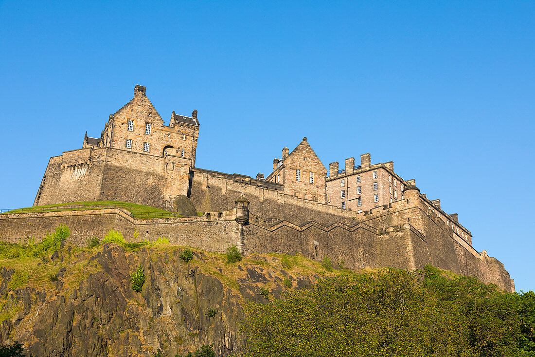 Edinburgh Castle, UNESCO Weltkulturerbe, Lothian, Schottland, Großbritannien, Europa