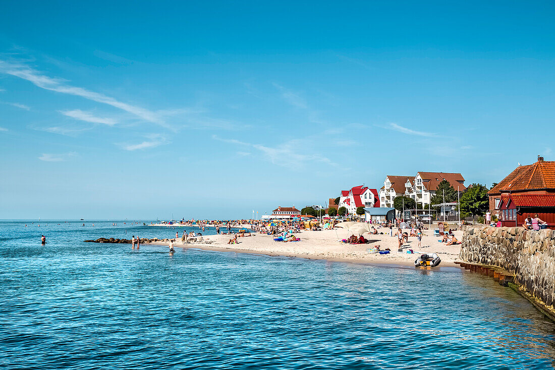 Strand, Laboe, Kieler Förde, Ostsee, Schleswig-Holstein, Deutschland