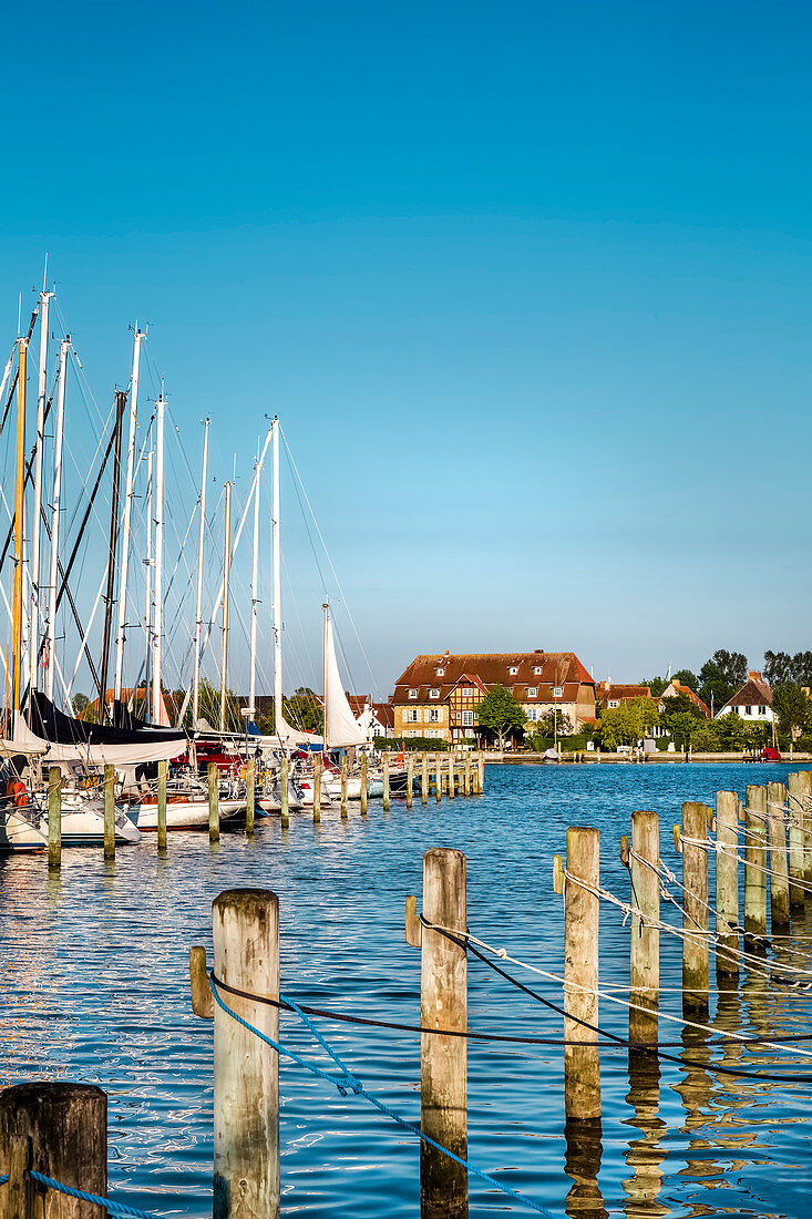Yachthafen, Stadt Arnis, Schlei, Ostsee, Schleswig-Holstein, Deutschland