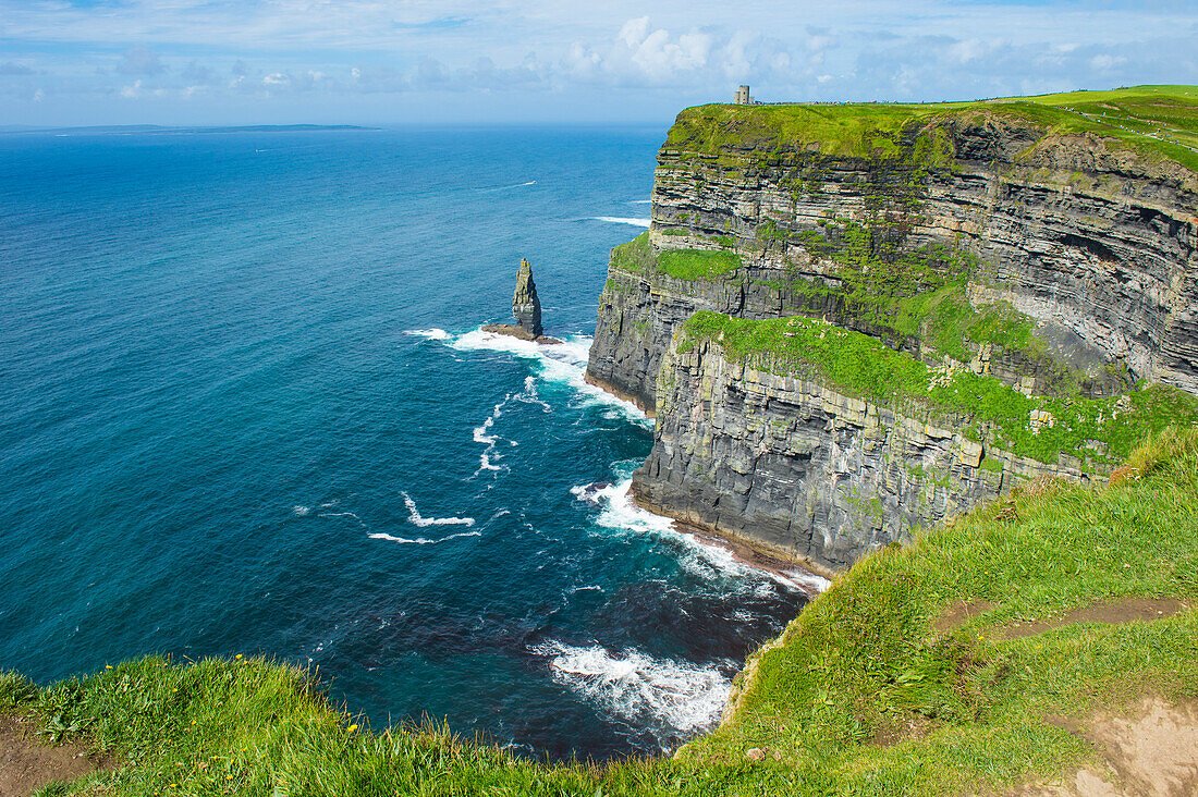 Cliffs of Moher, The Burren, County Clare, Munster, Republic of Ireland, Europe