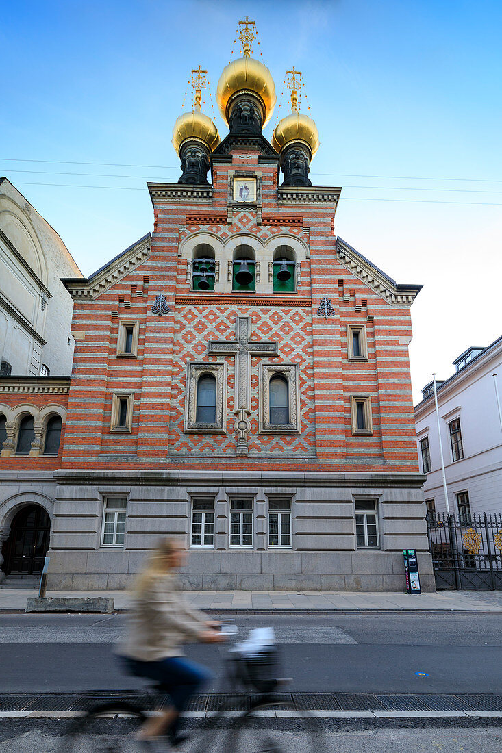 Die russisch-orthodoxe Alexander Nevsky Kirche in Kopenhagen, Dänemark